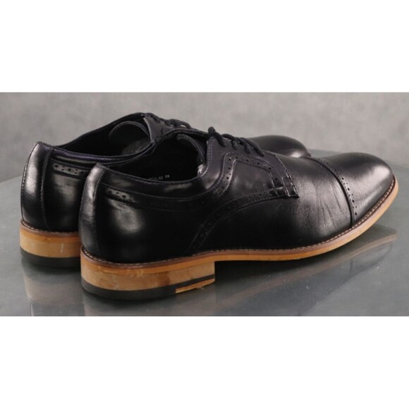 Stacy Adams Men\'s Cap Toe Dress Shoes Size 8 M Leather Black main image 5